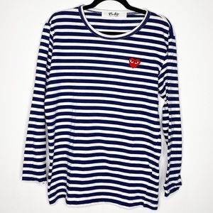 {Comme des Garçons} slim fit striped tee